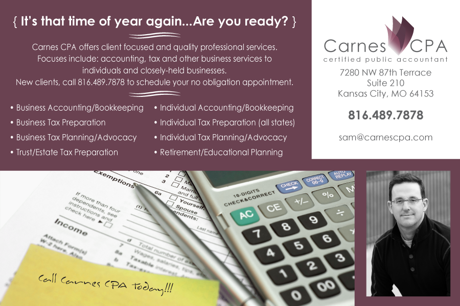 Carnes CPA Postcard
