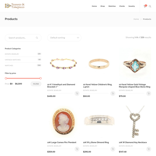 Treasures and Timepieces